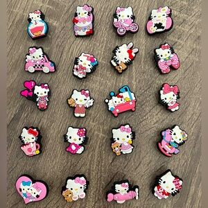 Hello Kitty Croc Charms/Jibbitz - Super Cute Set of 20